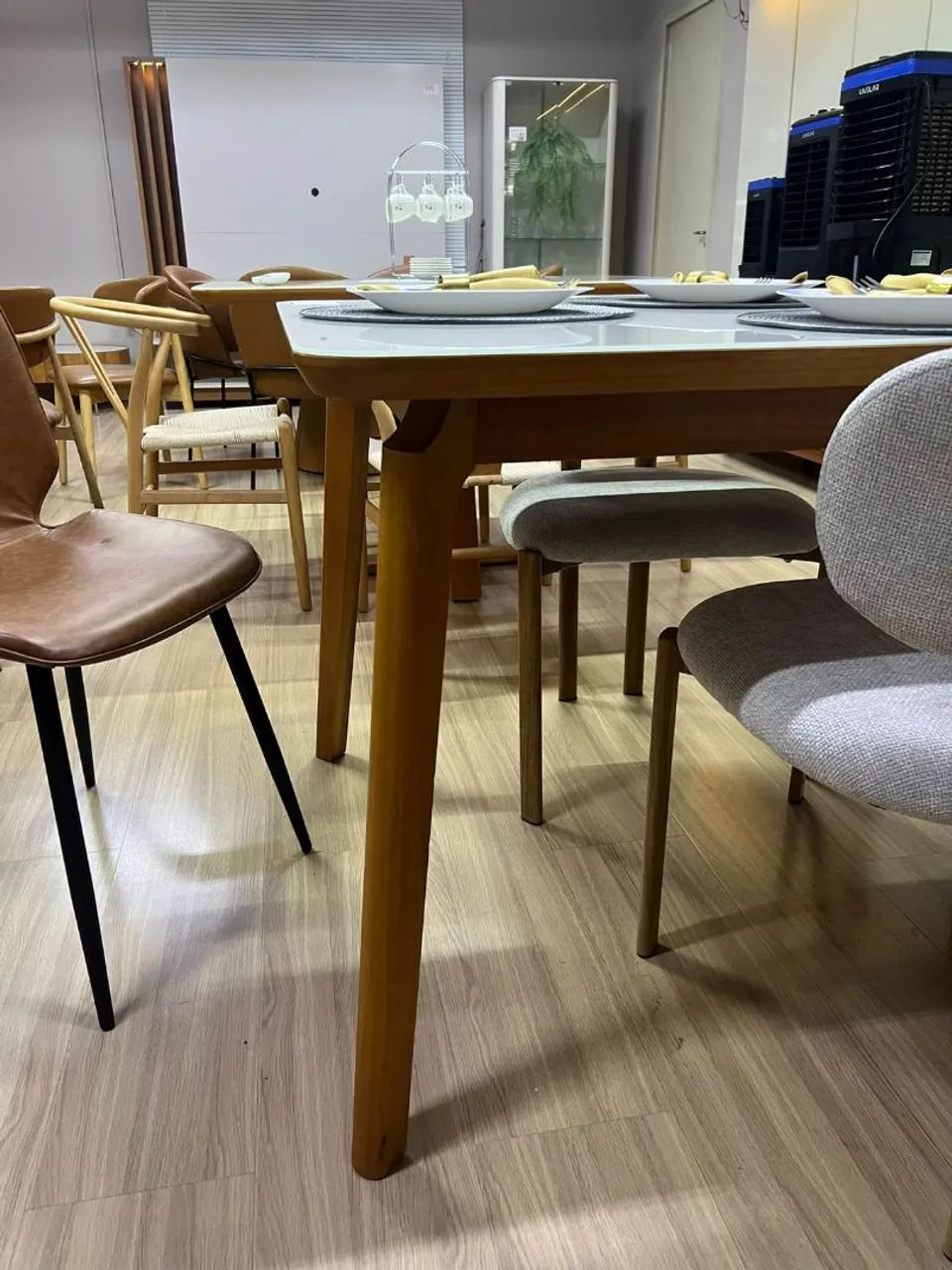 Mesa de jantar com 4 cadeiras 1,20m - Foto 2