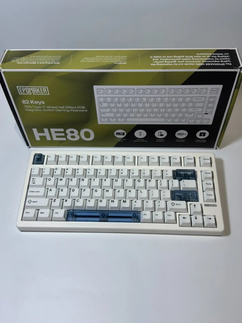 Teclado Magnético Epomaker HE80 [Novo] - Foto 3