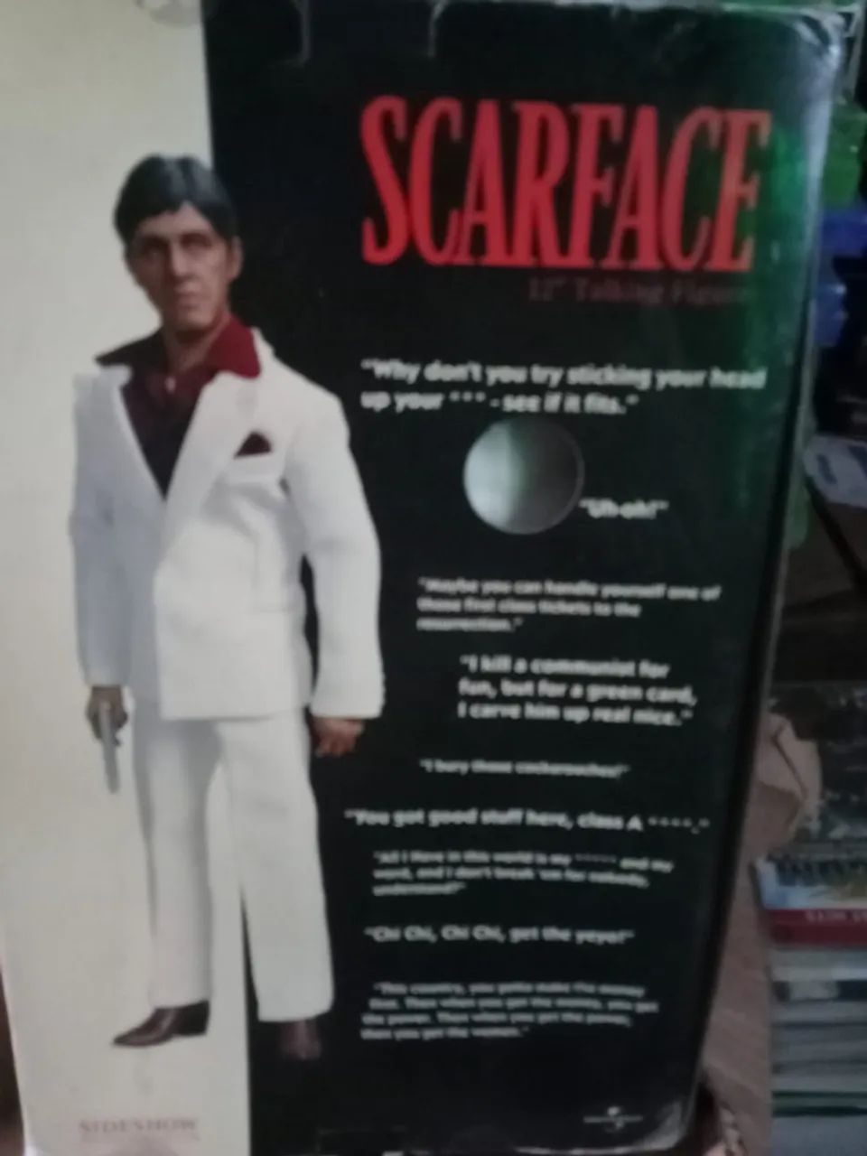 Scarface Tony Montana Sideshow Collectibles 1/6 action figure boneco  figura lacrado - Foto 4