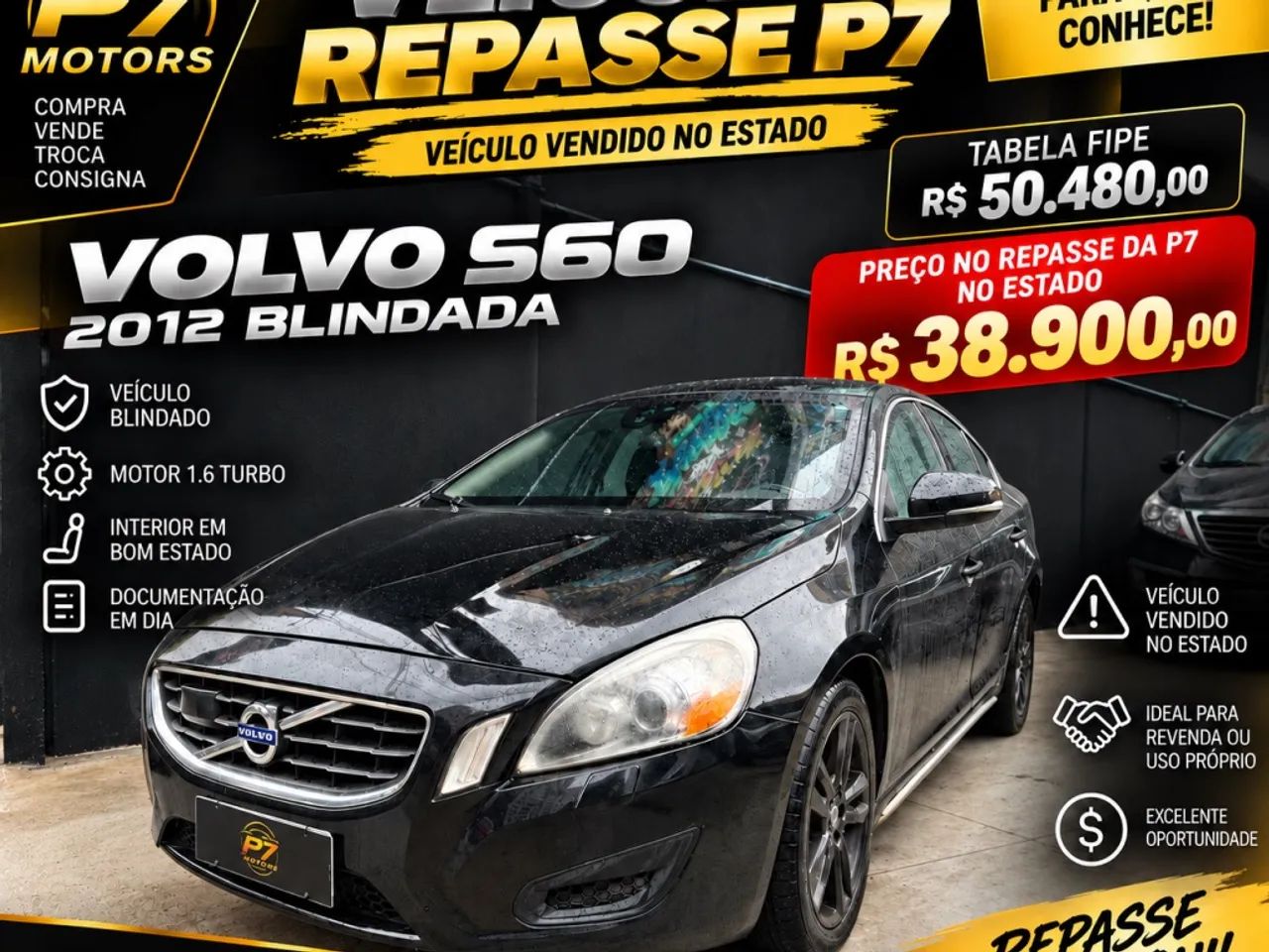 Volvo S60 S60 T-5 2.0 240cv 4p 2012