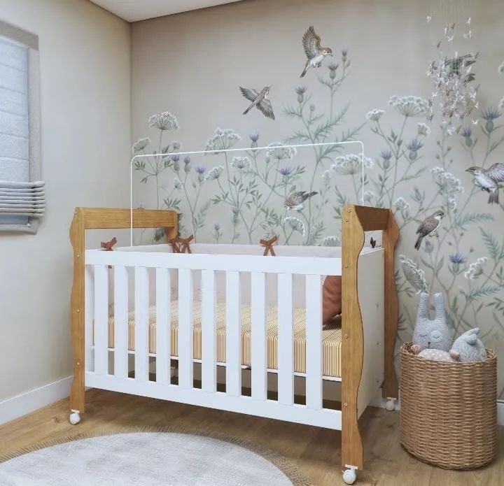 Berço/ mini cama seminovo Tigus Baby - Foto 6