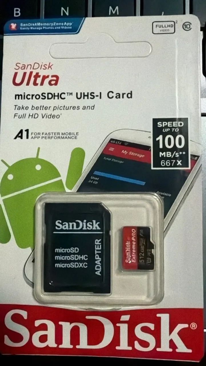MicroSD SanDisk Ultra de 512 GB