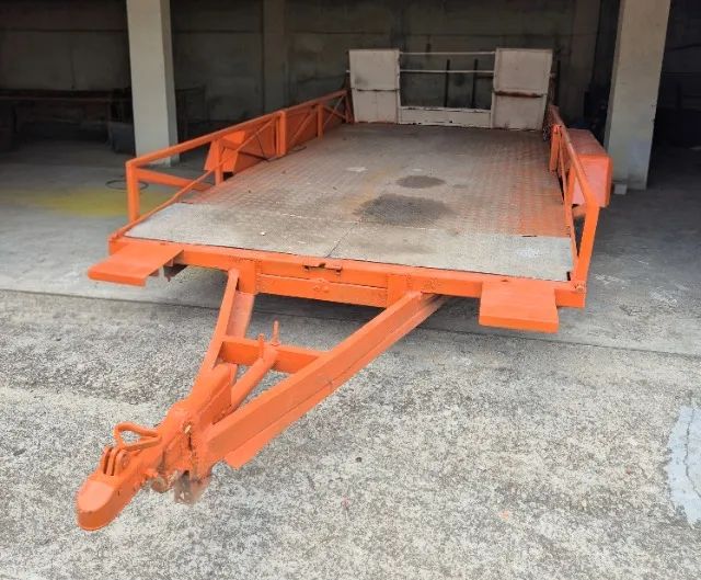 CARRETINHA 2 EIXOS CARRETA REBOQUE PARA CARROS, JIPES, JEEP, 4X4, REBAIXADO, - Foto 2