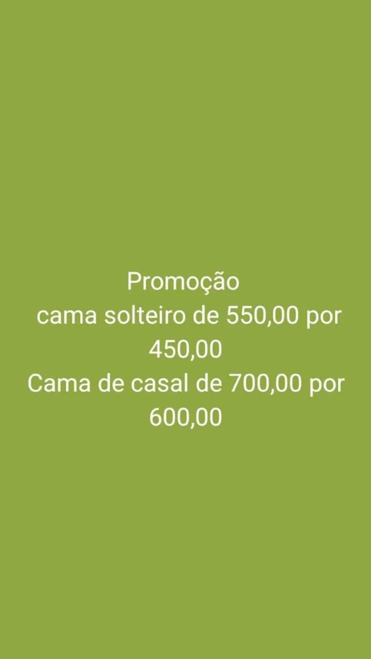 Cama casal e cama solteiro 