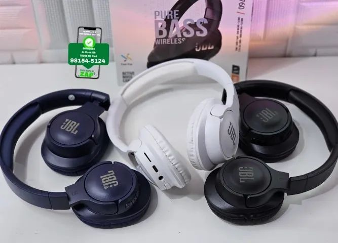 Fone de Ouvido Bluetooth JBL - Entrega Grátis