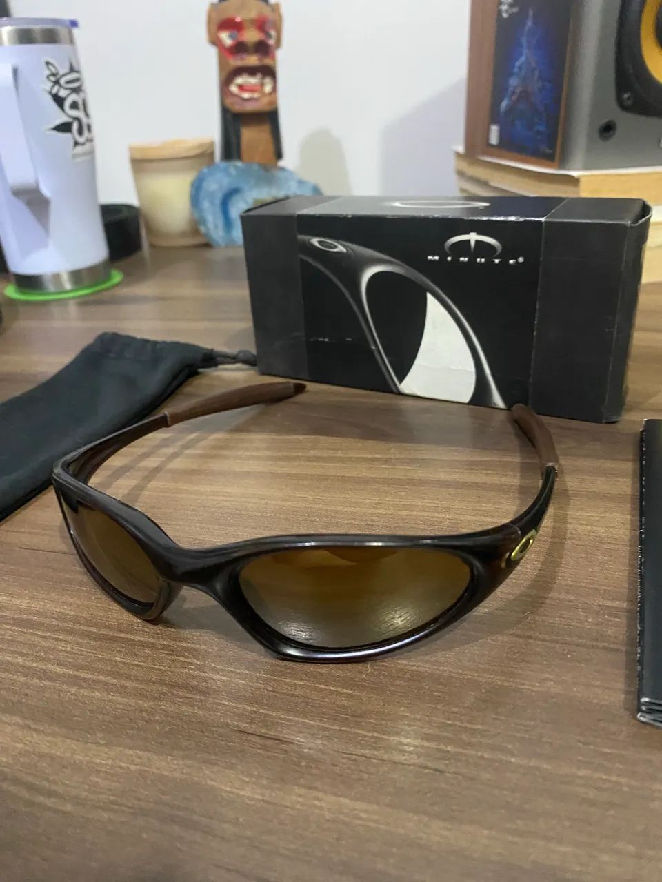 Oculos Oakley Minute ROOTBEER  - COMPLETA