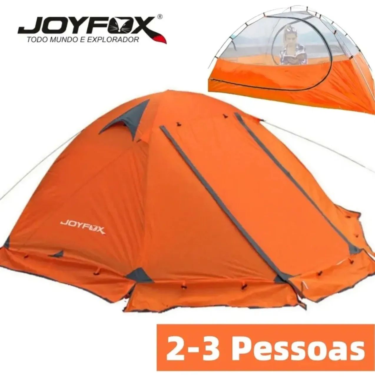 Barraca Joyfox impermeável 3500 mm com coxão inflável 