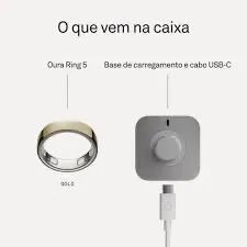 Oura ring 5 Gold - Tamanho 8  - Foto 2