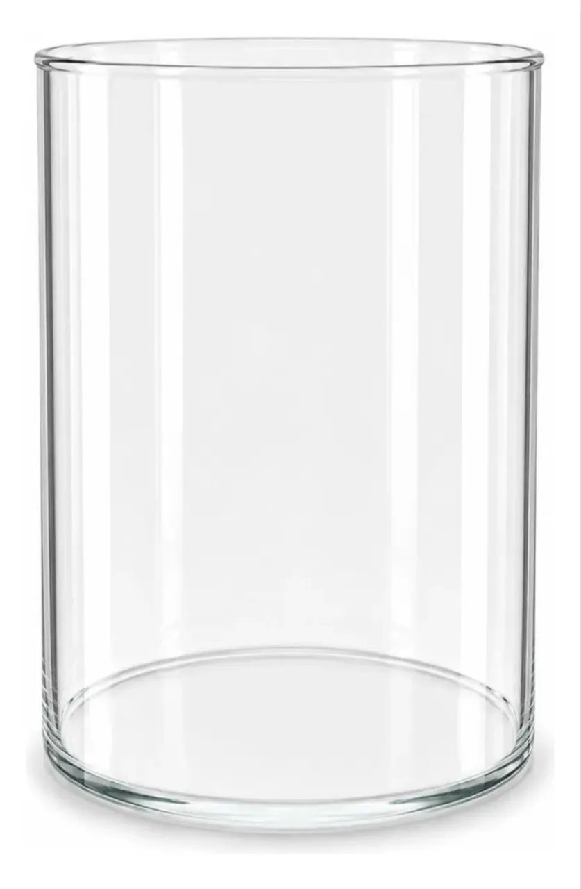 Cilindro de Vidro para decoração 