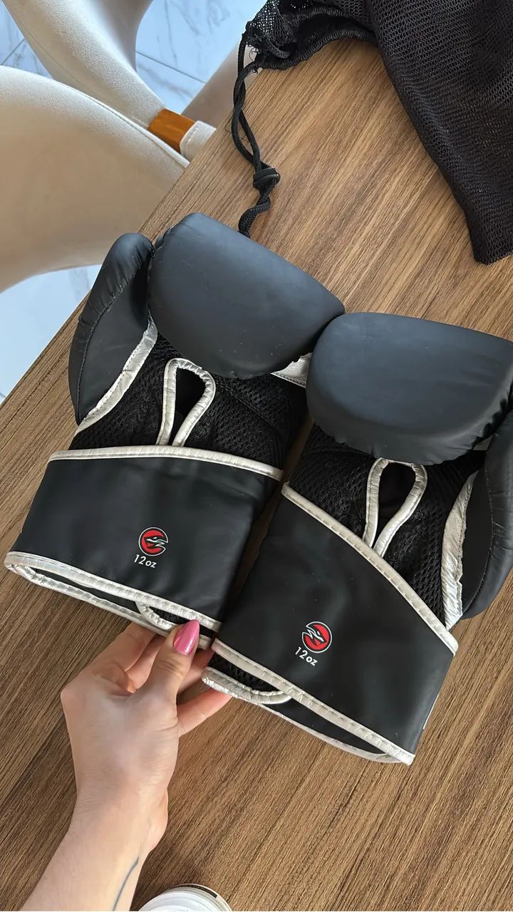 Luva Box/Muay Thai 12/OZ - NAJA - Foto 4