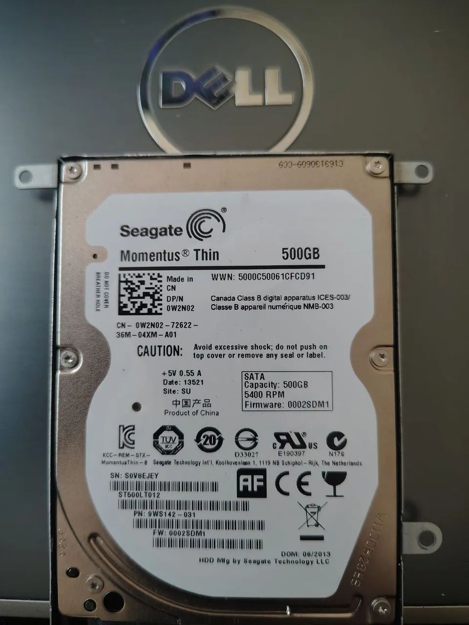 HD Seagate Momentus Thin ST500LT012 - Foto 2