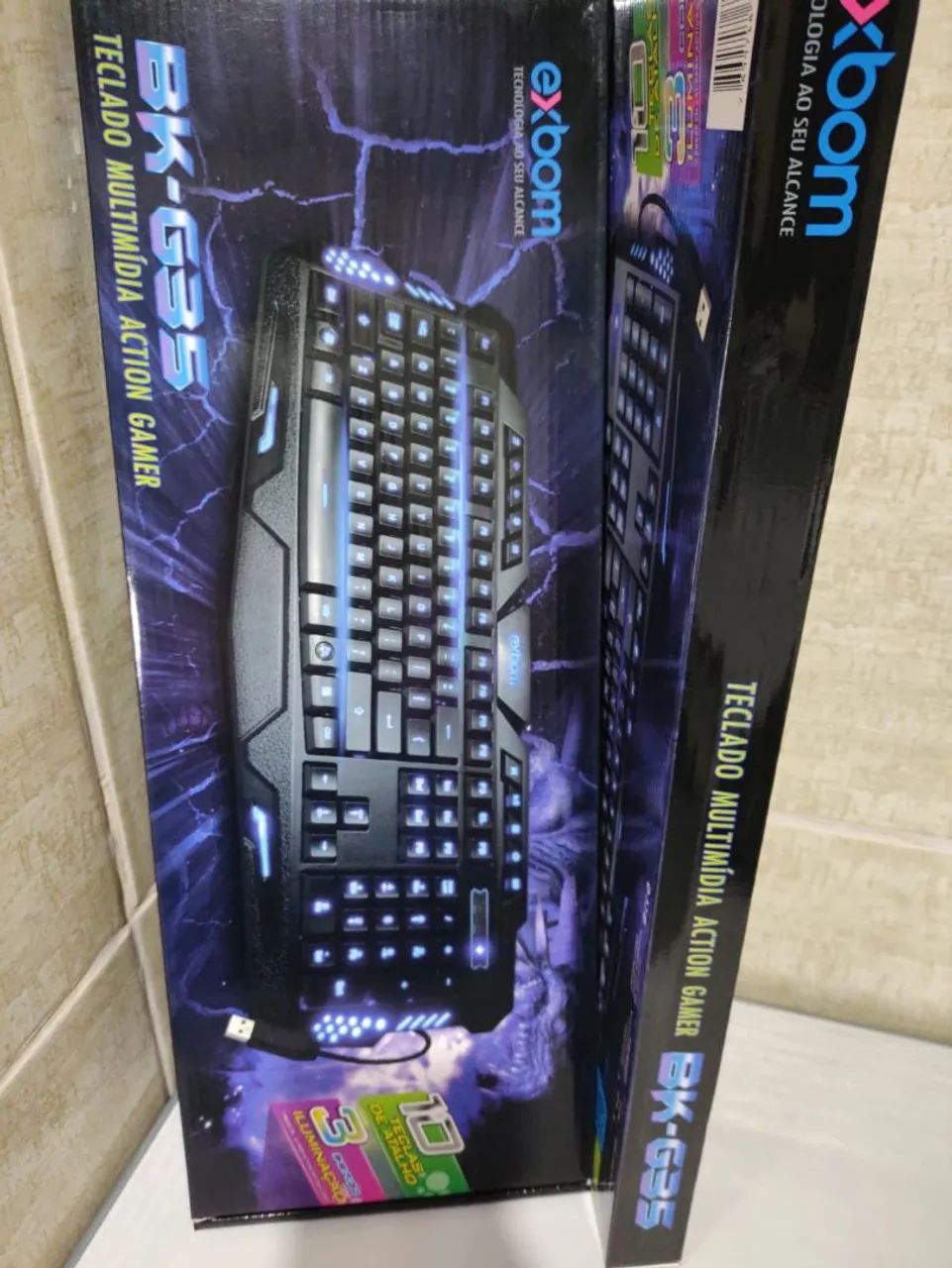 Vendo teclado PC gamer, modelo E bom BK-G35 - Foto 2
