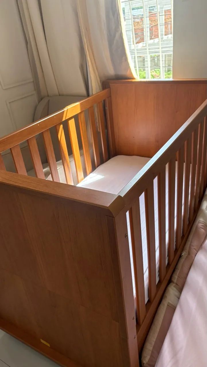 Berço Matic - vira mini cama 