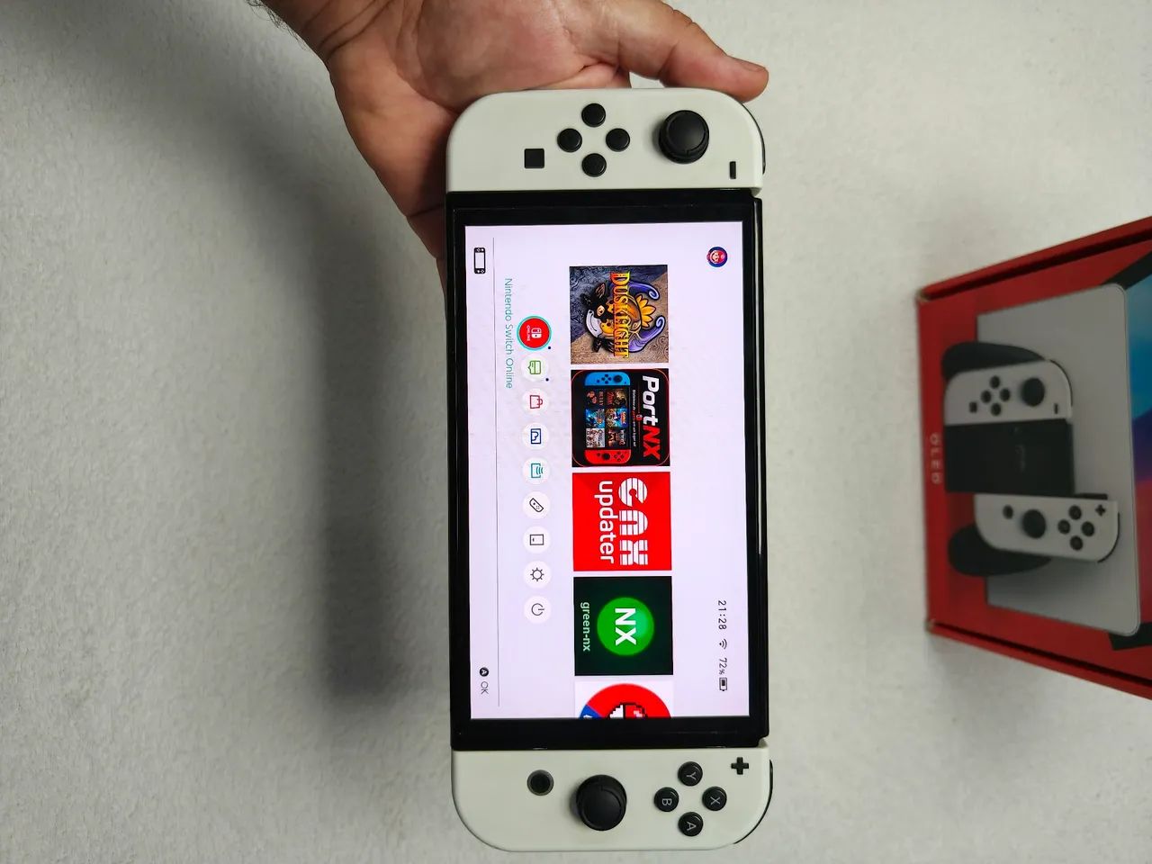 Nintendo switch OLED desbloqueado com 256GB  - Foto 3