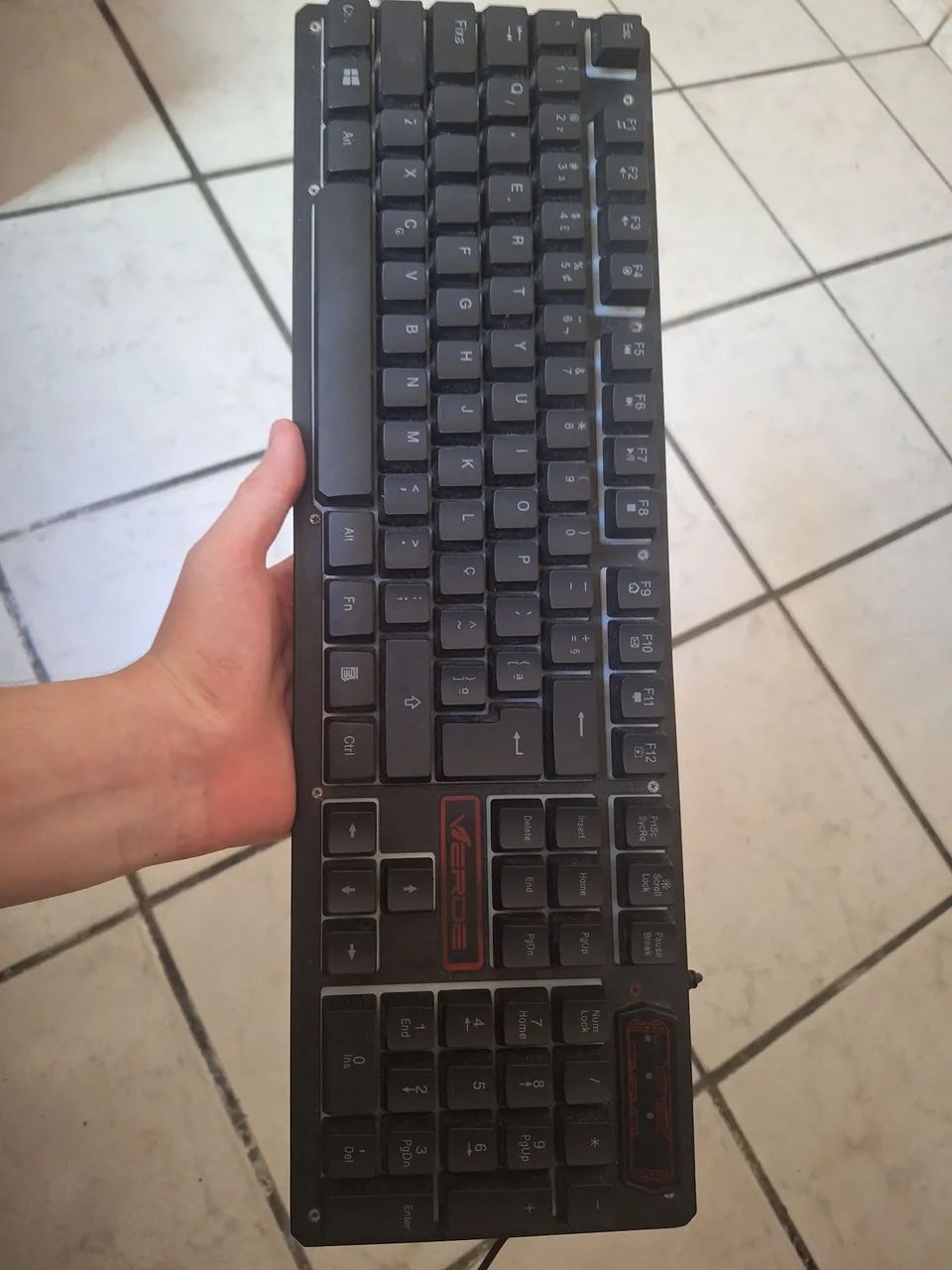 Teclado Gamer com LED RGB - Funcionando Perfeitamente - Foto 2