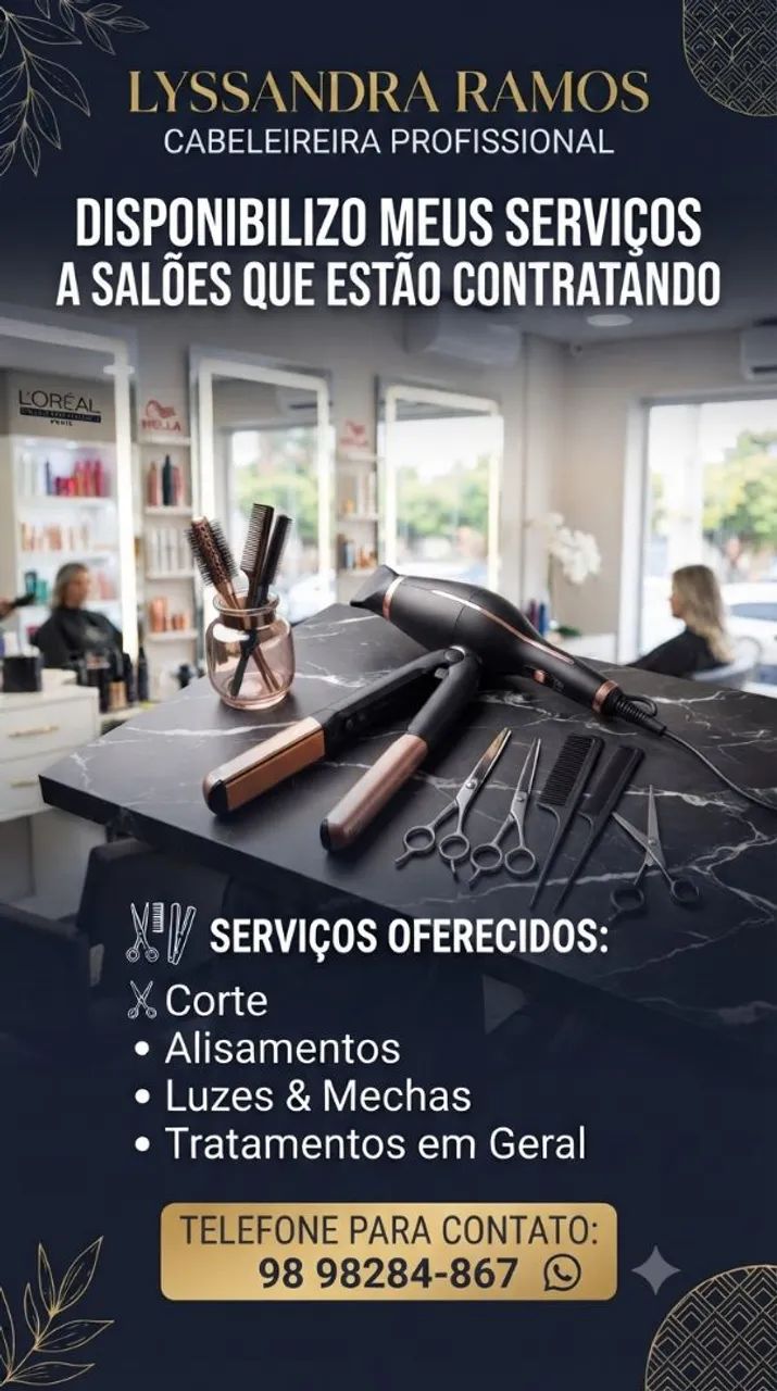 Vaga pra cabelereiro 