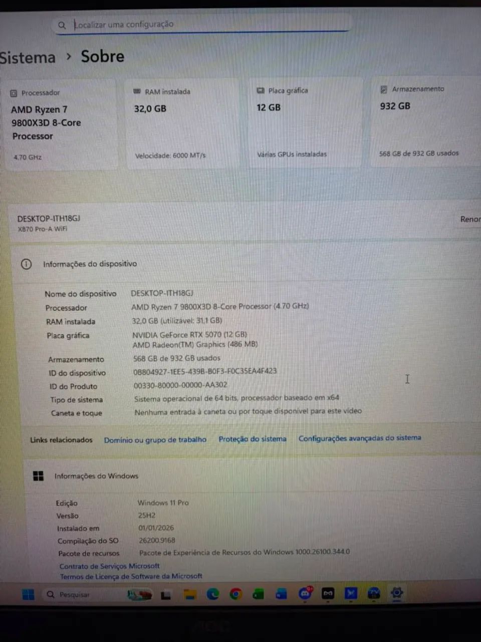 Pc Gamer Ryzen 7 9800 - Foto 4