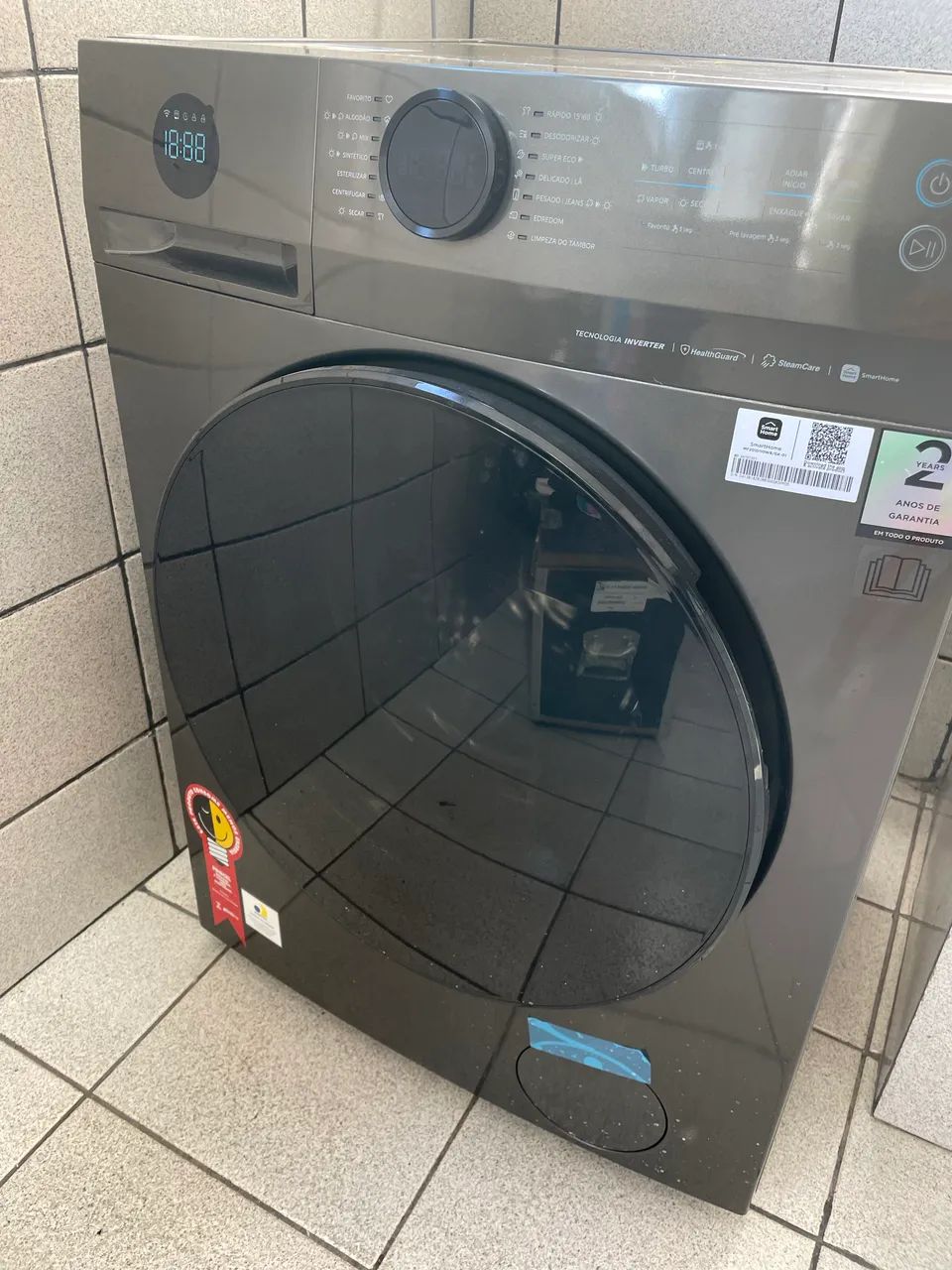 Máquina lava e seca Midea nova com apenas 2 meses de uso 