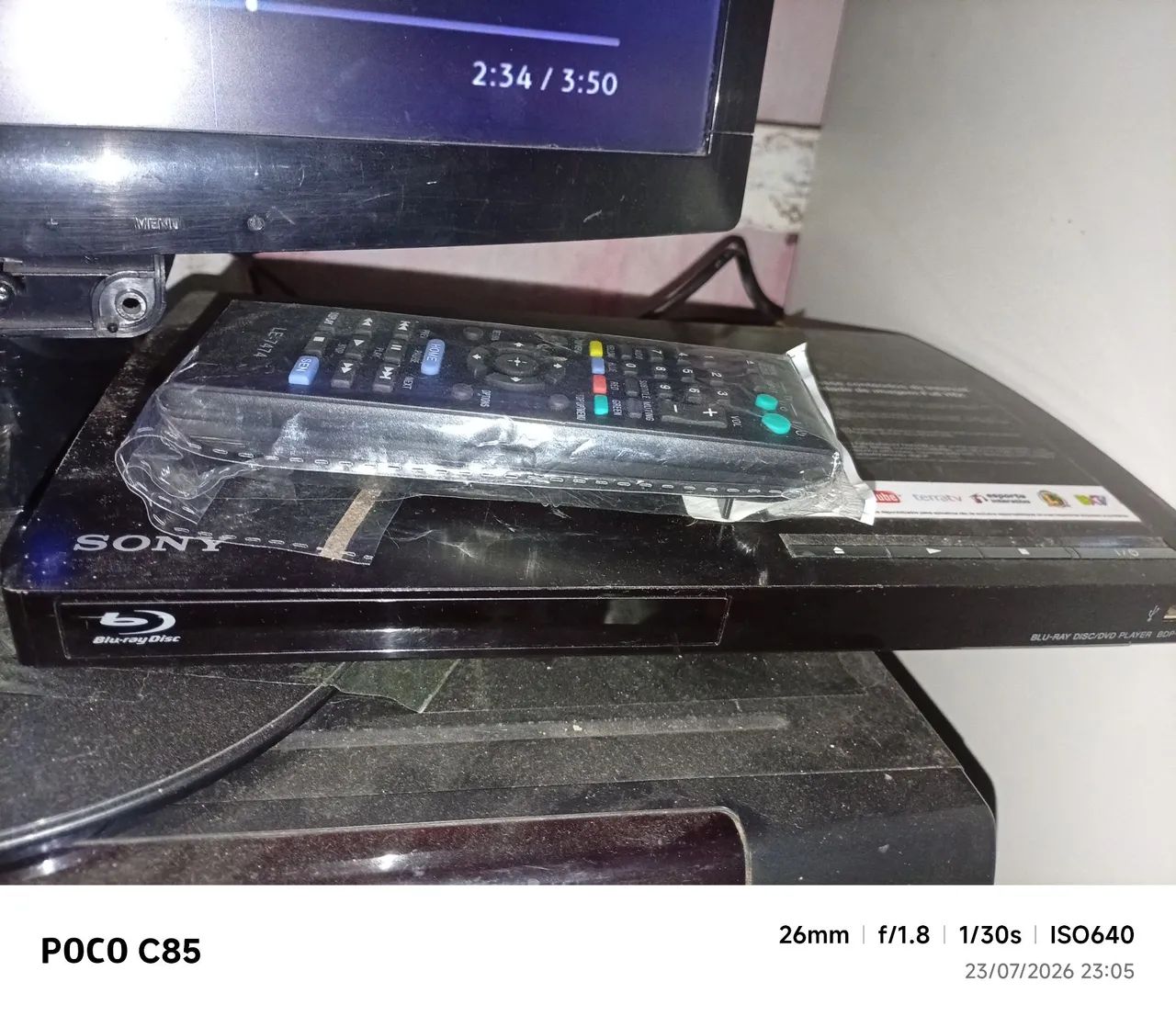 Blu-ray disc sony funcionando perfeitamente 