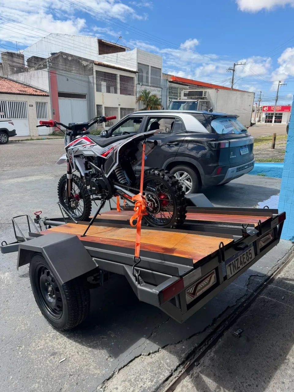 moto mxf 150cc com carrocinha - Foto 4