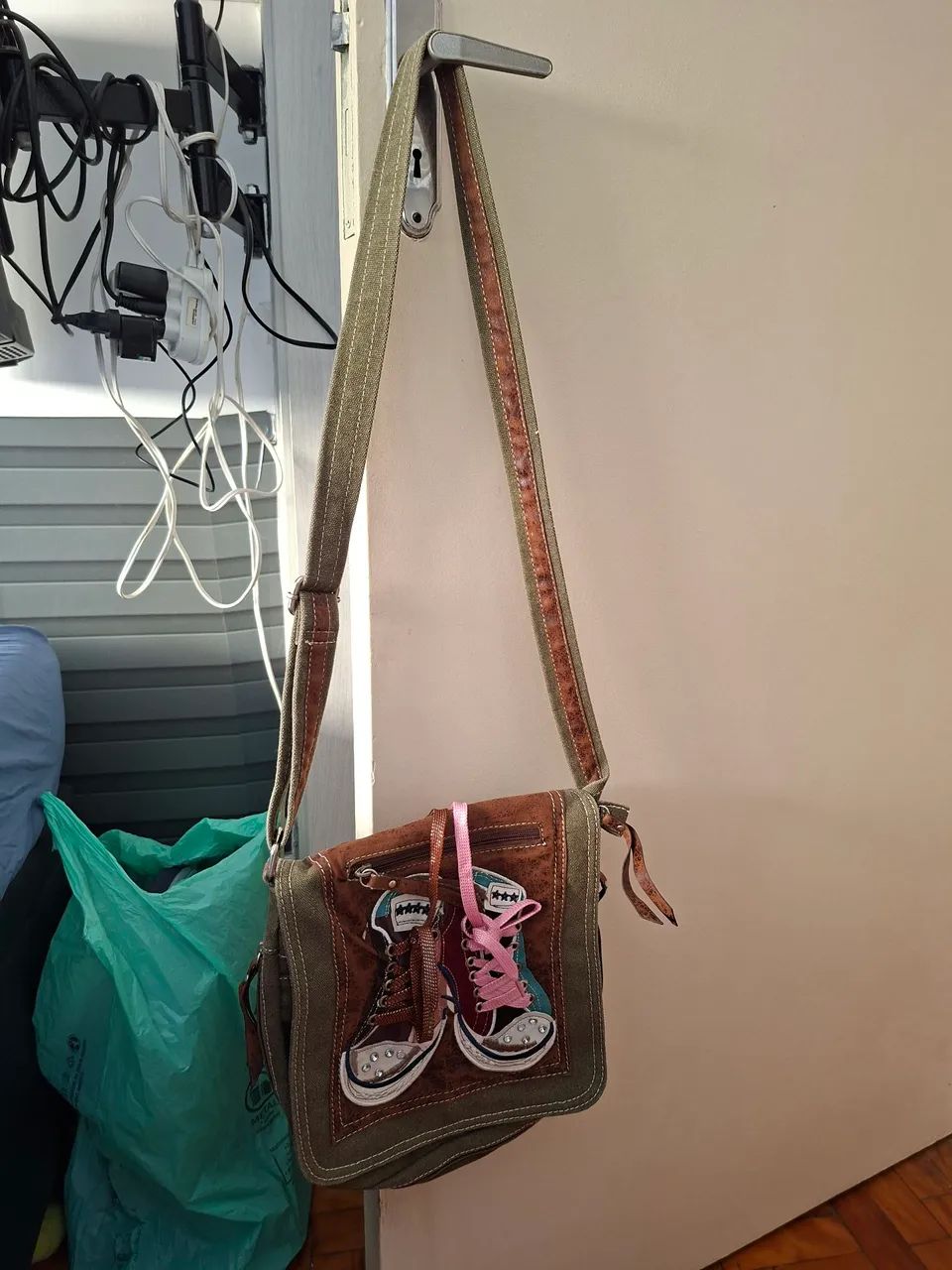 Bolsa de ombro- Verde - Foto 3