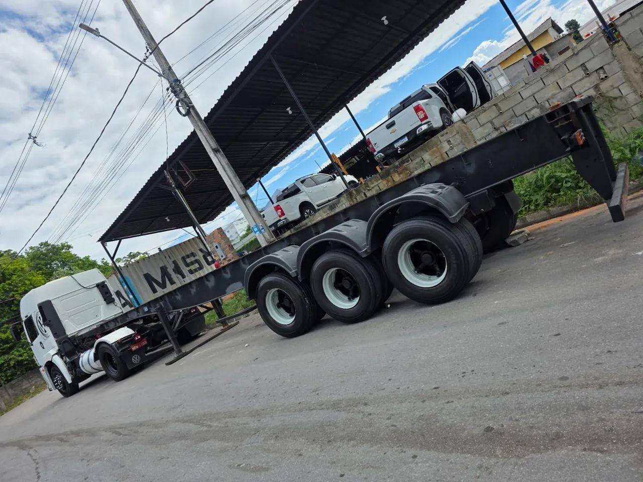 Porta container de 40 pés