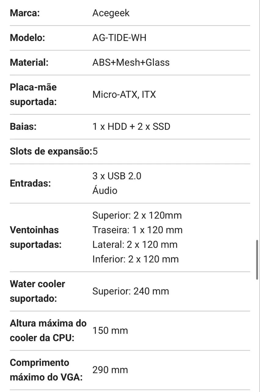 Gabinete Acegeek - Foto 3