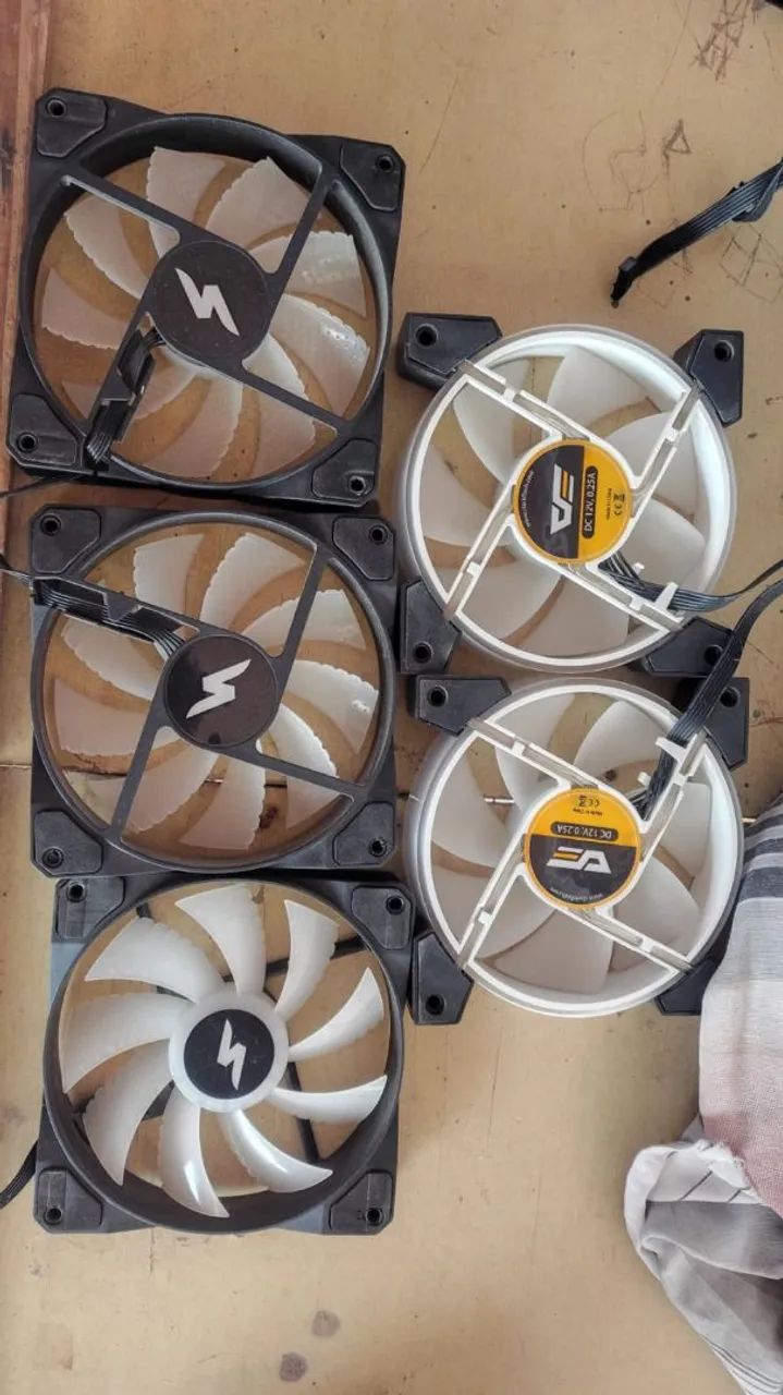 Fans RGB funcionando perfeitamente 60 R$ - Foto 2