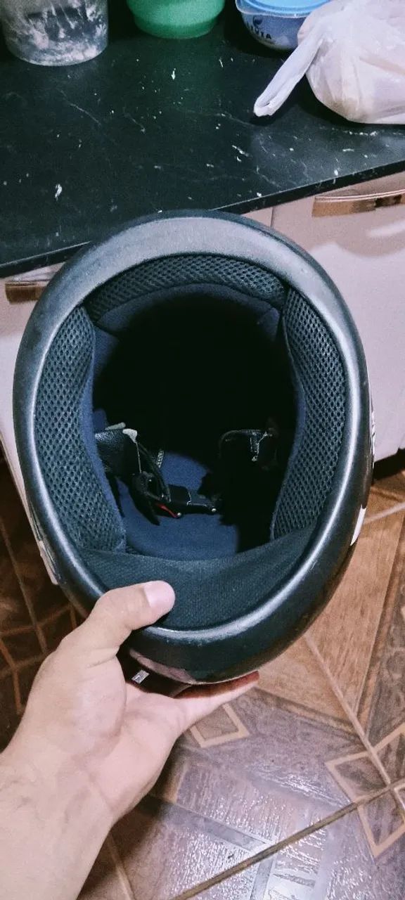 Capacete peels + bag preço impecável 