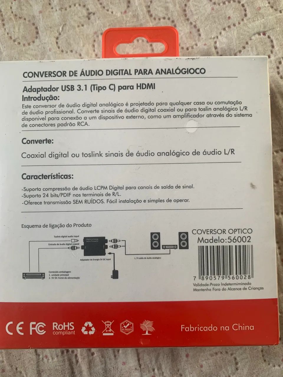 Conversor de áudio digital