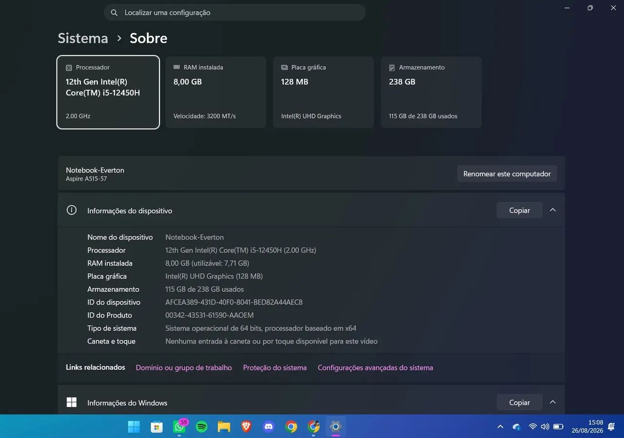 Notebook Acer Aspire 5 - Foto 4