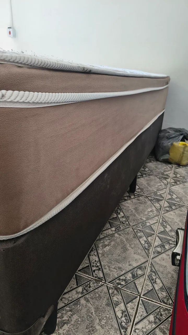 Colchão Queen Molas Ensacadas D'Ouro + Base | Premium | Pouco Uso | Impecável - Foto 5