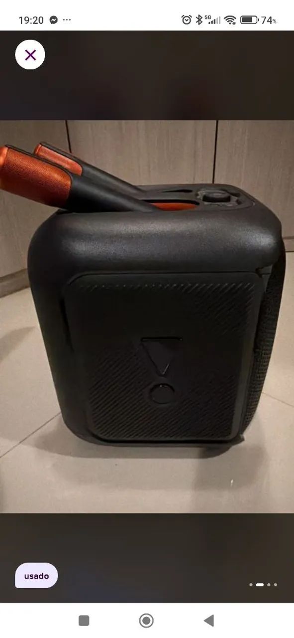 JBL partybox Encore plus 1 (com 2 microfones) - Foto 3