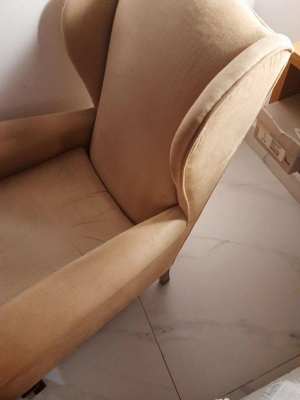 Poltrona Bege antiga perfeita - Foto 2