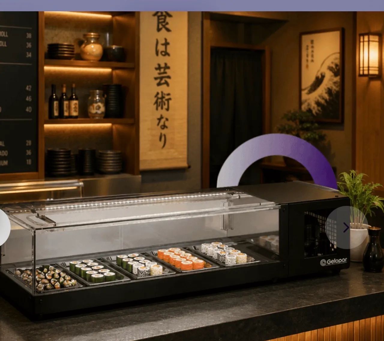 VITRINE REFRIGERADA PARA SUSHI - Foto 3