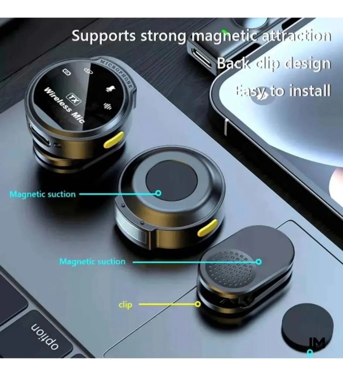 Microfone lapela xiaomi anti ruído  - Foto 3