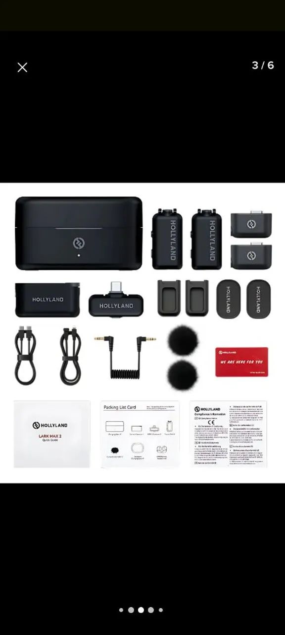 Microfone Hollyland LARk Max 2 - Foto 2