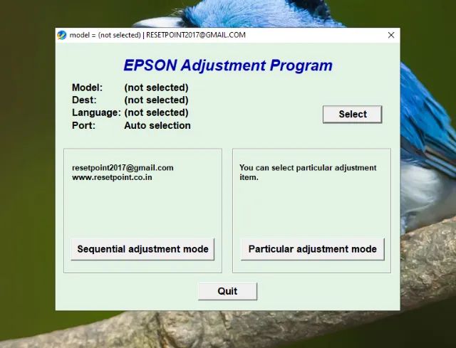 PROGRAMA DESTRAVA EPSON - L3100 - L3101 - L3110 - L3150 - ADJPROG