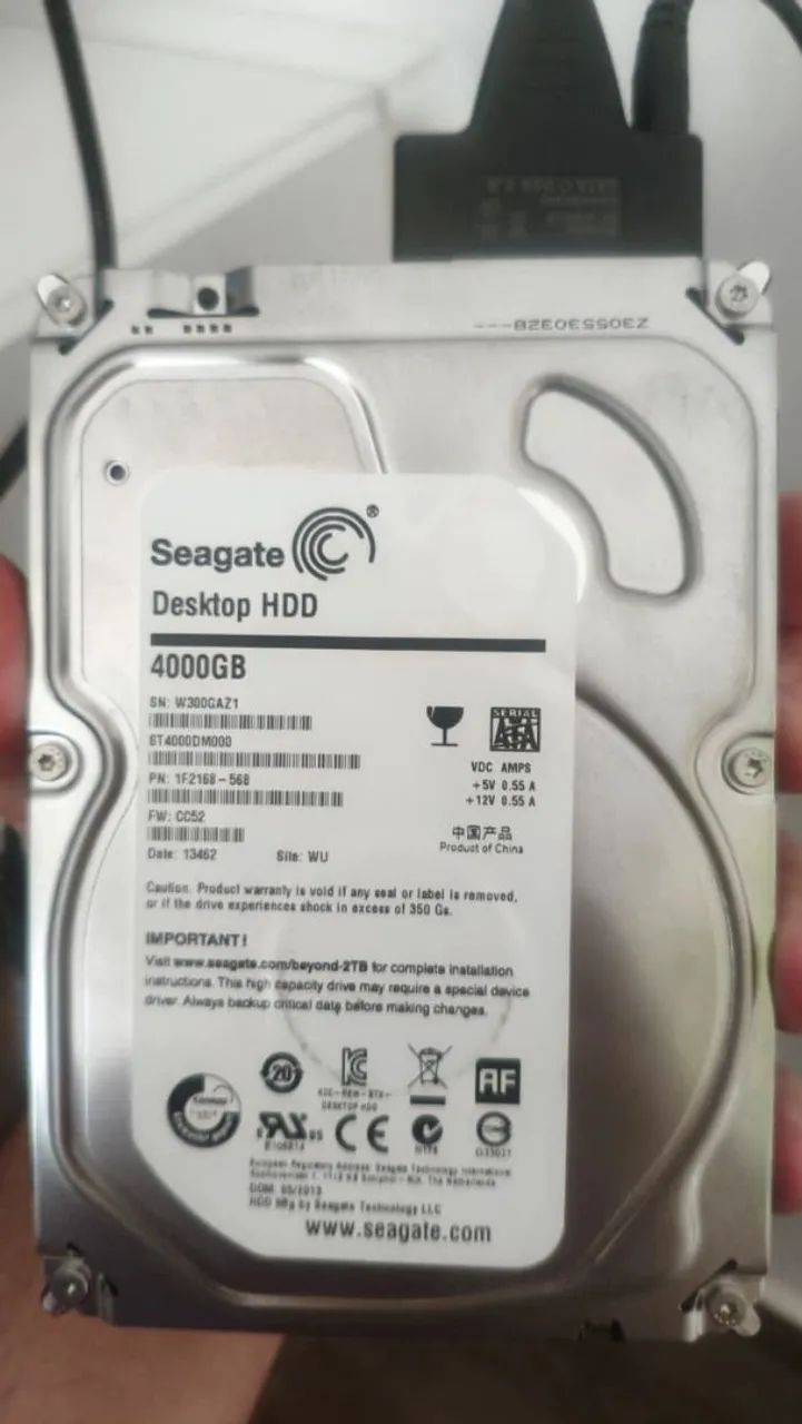 Hdd Hd Sata Ssd 3.5 Smart disk 4TB