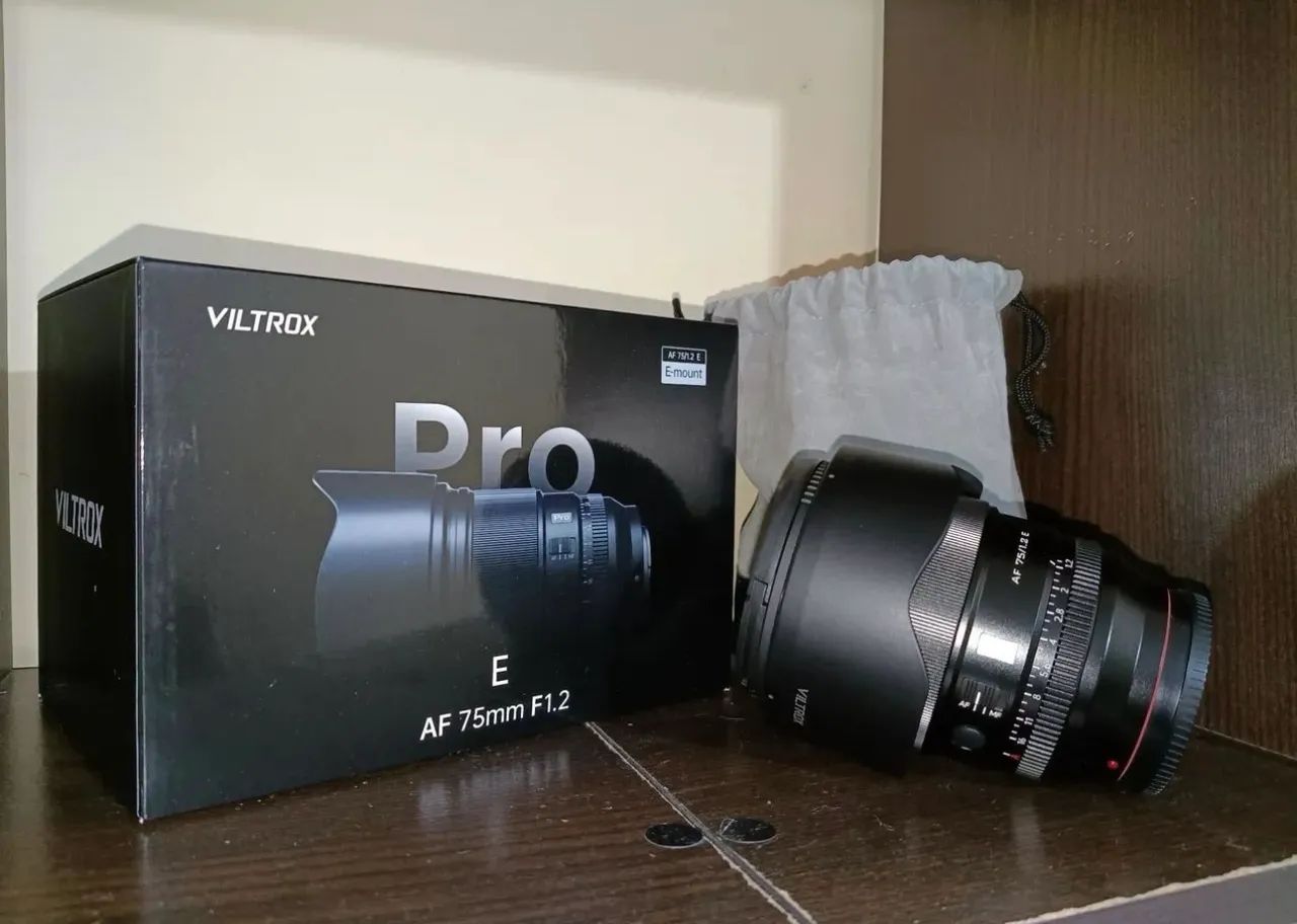 Lente 75mm 1.2 Viltrox Pro e-mount