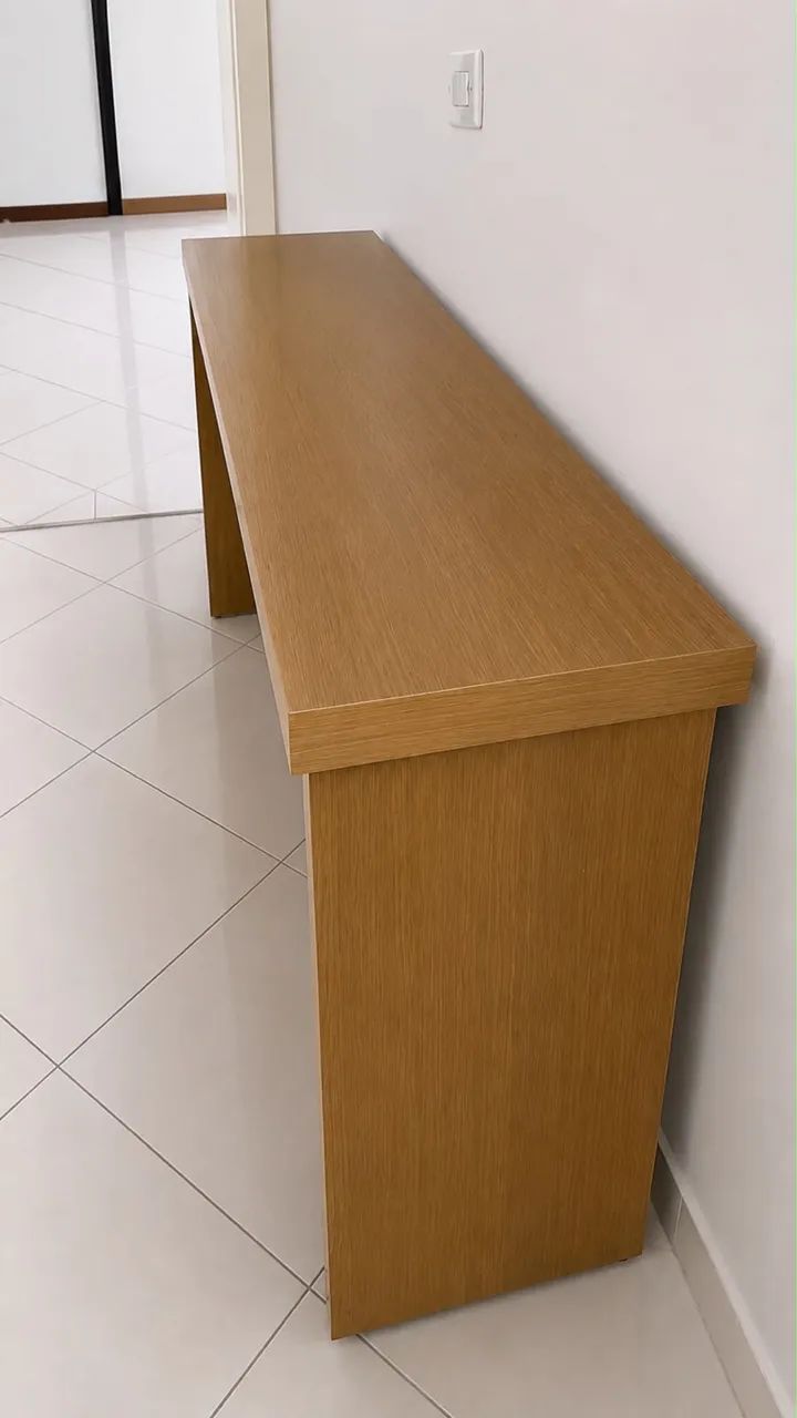 Mesa de Escritório Bancada Madeira - Foto 2
