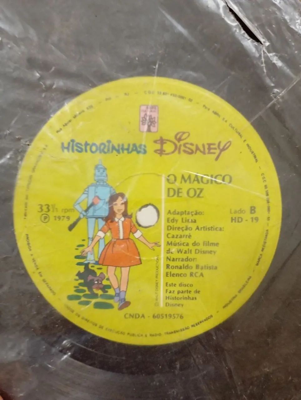 Disco de vinil raro e lacrado Disney, O mágico de Oz - Foto 2
