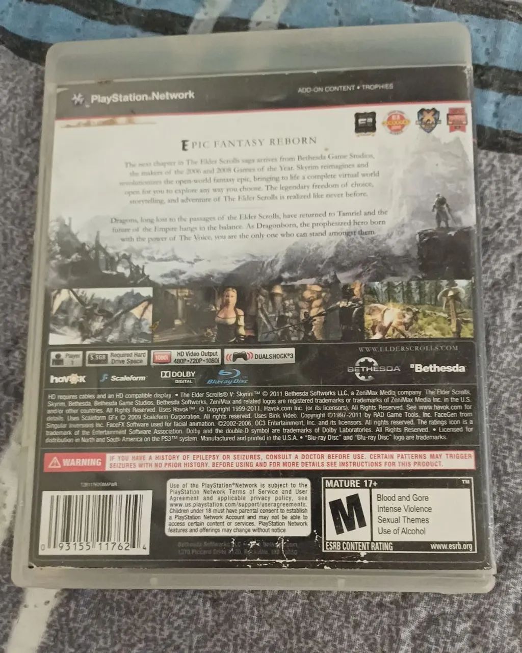 Jogo Skyrim de Ps3 - Foto 3