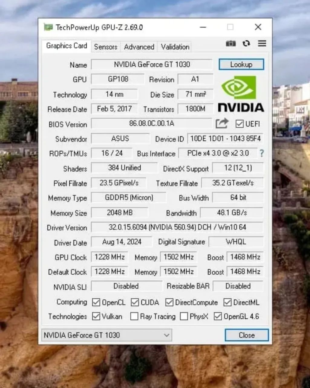 GT 1030 2gb ddr5 - Foto 3