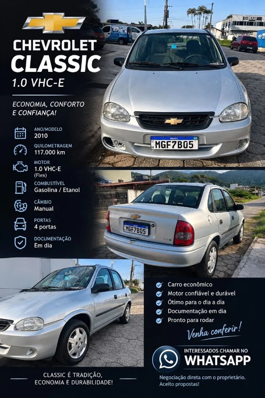 Chevrolet Classic LIFE/LS 1.0 VHC FLEXP. 4P 2010