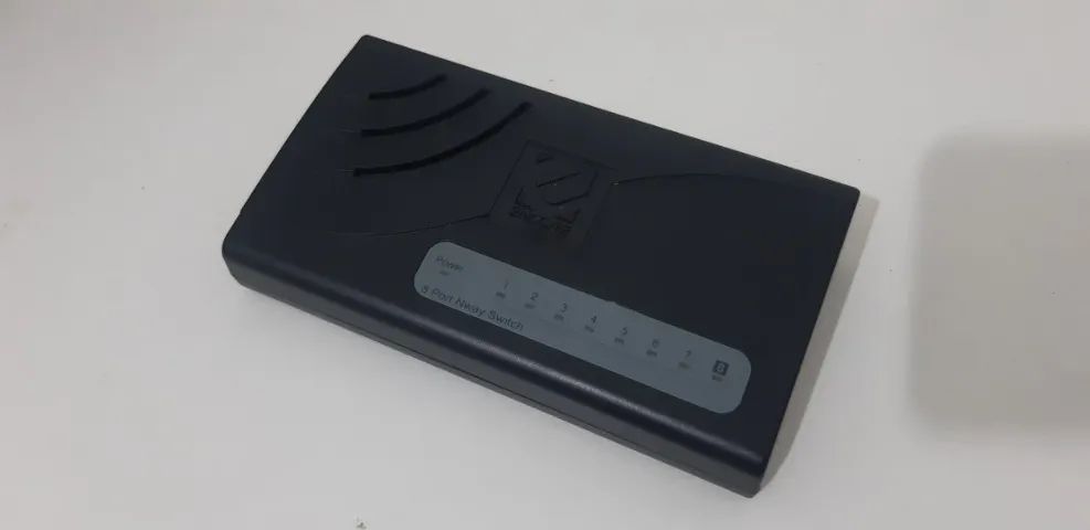 Hub Switch Encore 8 portas ENH908-NWY 10/100Mbps usado testado funcionando com fonte