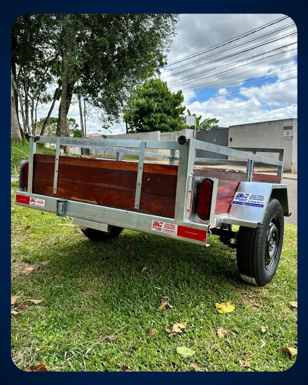 Carretinha 1,30x2,20 Modelo Fazendinha 0km! Pronta entrega Ano 2026!!! - Foto 6