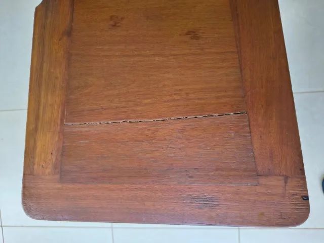 Par de Cadeiras dos Anos 40 - Madeira Maciça Encosto Ripado  - Foto 5