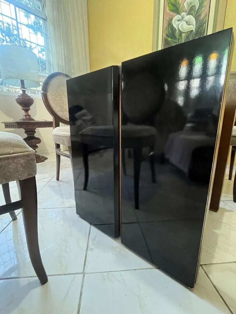 Mesa com tampo de vidro  - Foto 4
