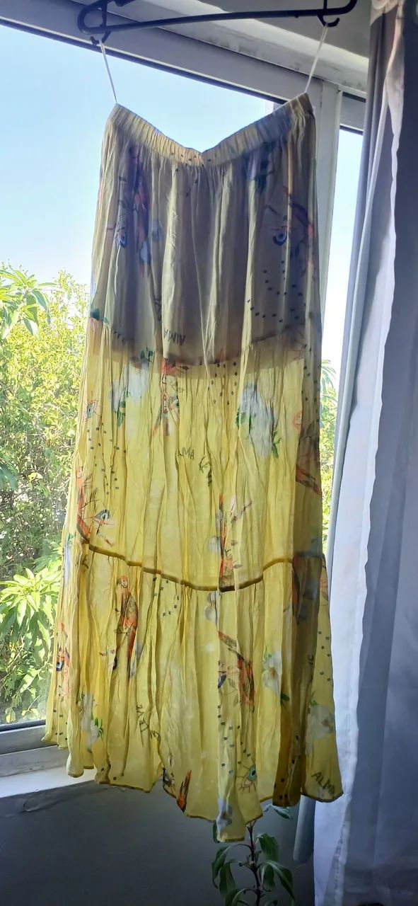Saia longa estampada - Foto 2